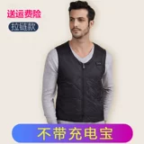 Удерживающий тепло пуховик, зимний жилет, для среднего возраста