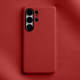 Melkco Orange Textured Leather Minimalist Phone Case for iPhone 17, 16, 15, 14 and 13