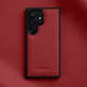 Melkco Orange Leather Textured Phone Case for iPhone 17, 16, 15, 14 and 13