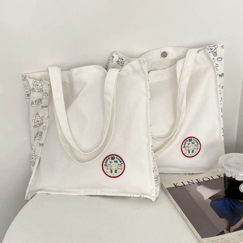 Apple, оригинальная брендовая вместительная и большая сумка на одно плечо, шоппер для отдыха, 2022, японские и корейские, в корейском стиле