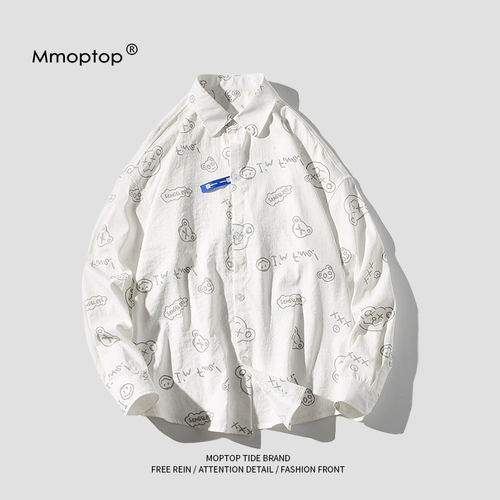 Tide, осенний лонгслив, японская ретро рубашка, куртка, оверсайз