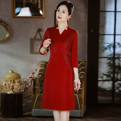 Весеннее свадебное платье для матери, лонгслив, вечернее платье, яркий броский стиль, изысканный стиль