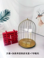 Добавить один слой железной кожаной клетки для птиц+Fangxi+поддержка обуви