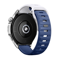 Новая цветовая схема · Официальный тот же абзац [Белый подходящий ледовой океан синий] Силиконовый ремешок · Черное пряжка для ногтей