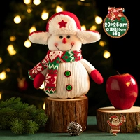 Праздничная шерстяная яблочная сумка-сноумен (супер милый и милый)