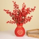 Китай красный-фбука (смола) +3 вилка фрукты волос 5 ветвей
