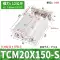 bộ nguồn thủy lực mini 220v Xi lanh ba trục khí nén TCM TCL12X16X20X25X30X32X40X50X63X75X100X125S bơm thủy lực 12v