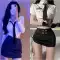 Hot girl sexy jk đồng phục phù hợp với nữ mùa thu em gái hoàng gia áo sơ mi cao cấp đại học phong cách hông váy chuyên nghiệp 2 bộ 