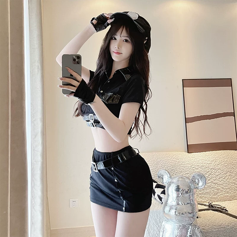 Эластичное сексуальное униформа cosplay, обтягивающее, интернет-знаменитость
