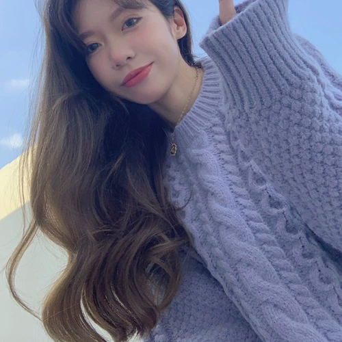 Демисезонный ретро трикотажный свитер, коллекция 2022, увеличенная толщина