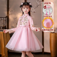 Розовая флисовая заколка для волос