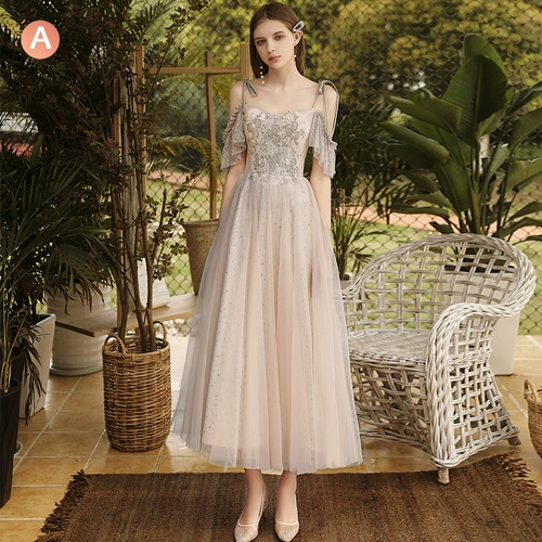 Платье подружки невесты, длинное летнее вечернее платье, 2021 года, по фигуре