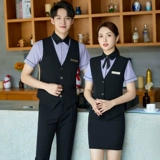 Работники официантов отеля, установите женские KTV Western Restaurant Restaurant Desm Dest Rase Register Summer Short -Sleeed Men