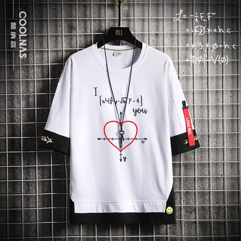 我的青春戀愛物語果然有問題動漫周邊t恤短袖寬鬆假兩件夏季衣服