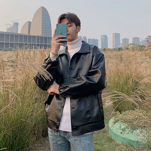 Трендовая брендовая осенняя куртка для отдыха, 2020, оверсайз, в корейском стиле