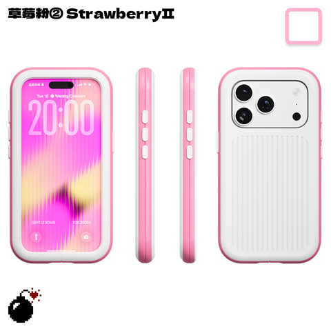 GENTLE BOMB Y2K Retro Dual-Mode MagSafe Phone Case