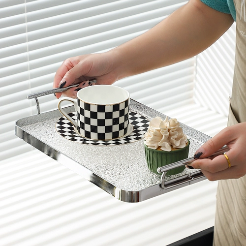 Акриловая прямоугольная система хранения домашнего использования, скандинавская обеденная тарелка