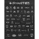 Supreme Black Alcantara Suede Luxury Leather Phone Case for iPhone 17, 16, 15, 14 and 13
