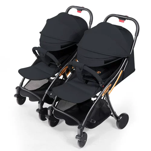 basinng Съёмная коляска для близнецов, складной велосипед тандем, тележка