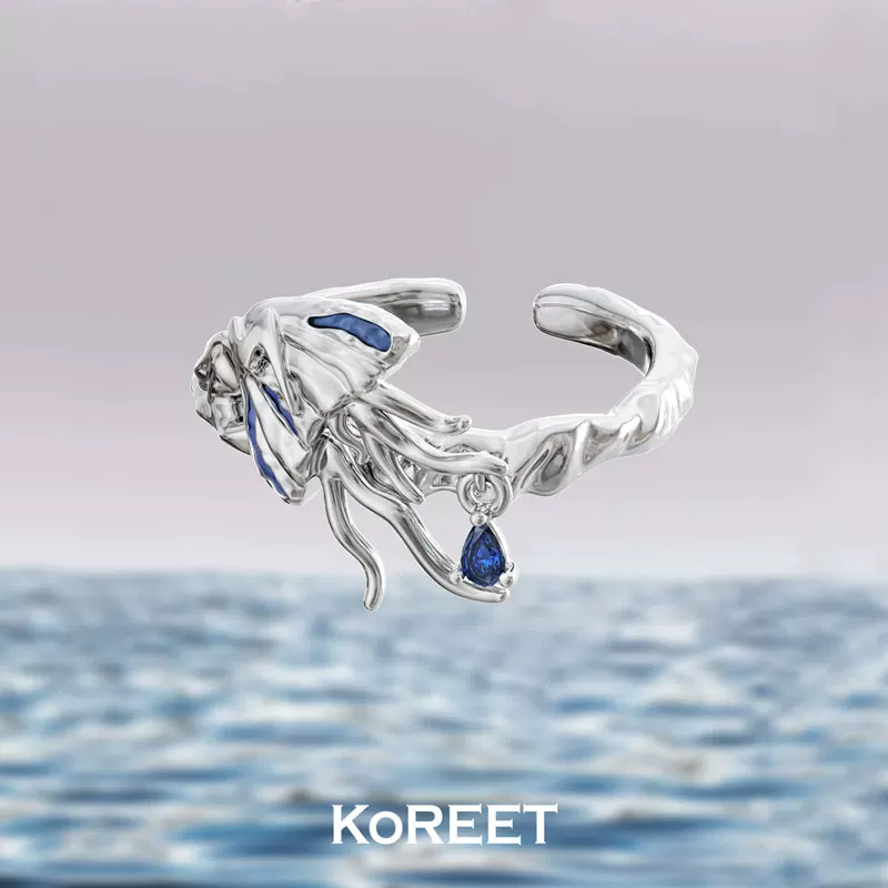Кореет Цингей похожее кольцо женское старшее ощущение ниша пальцевое кольцо-карандаш серия нейтральный стиль стиль Y2K кольцо прилив