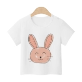 Детская хлопковая тонкая футболка с коротким рукавом, приятная телу цветная летняя одежда