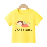 Детская хлопковая тонкая футболка с коротким рукавом, приятная телу цветная летняя одежда