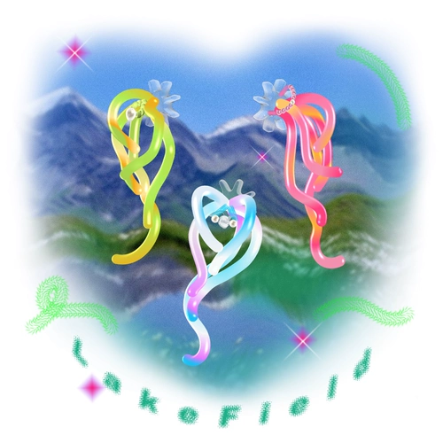 Лейкфилд, оригинальный дизайн, Y2K, милая, крутая, горячая девушка, секретное существо, футуристический витой зажим для ушей иглы