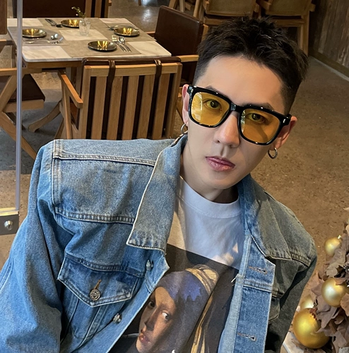 Ретро желтые солнцезащитные очки, модный декор, коллекция 2022