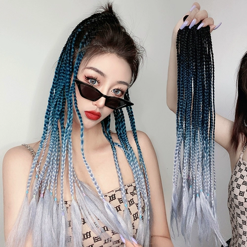 Дреды, хвостик, парик с косичкой, резинка для волос в стиле хип-хоп, косплей