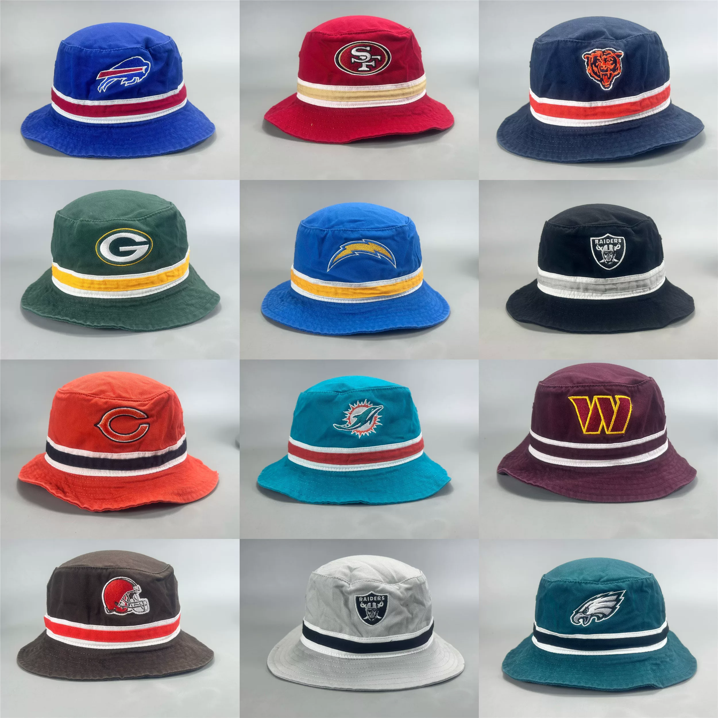 3 American Rugby Team Men's Fisherman's Fisherman Hat 47 Washing Basin Daily Outdoor Leisure Smooth