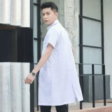 Летняя тонкая длинная униформа врача для работы, рабочая одежда, короткий рукав