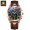 Brown skin rose shell black face leather strap+Pixiu+10-year warranty