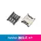 Kích thước khay đựng thẻ SD/MINI/TF/SIM/NANO/MICRO/kích thước khay đựng thẻ/nắp lật thân dài và ngắn có khả năng tự co giãn 