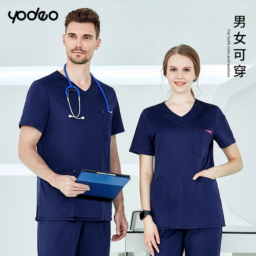 Ручная стирание мужская операционная, изоляция одежды, чистя руки, изоляция упругая медсестры, врач, управление кожей, рабочая одежда антистатическая