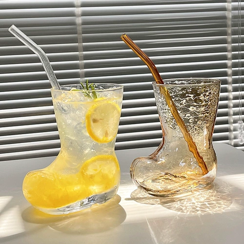 Стеклянные ботинки, креативная обувь, прозрачный бокал, стакан, популярно в интернете