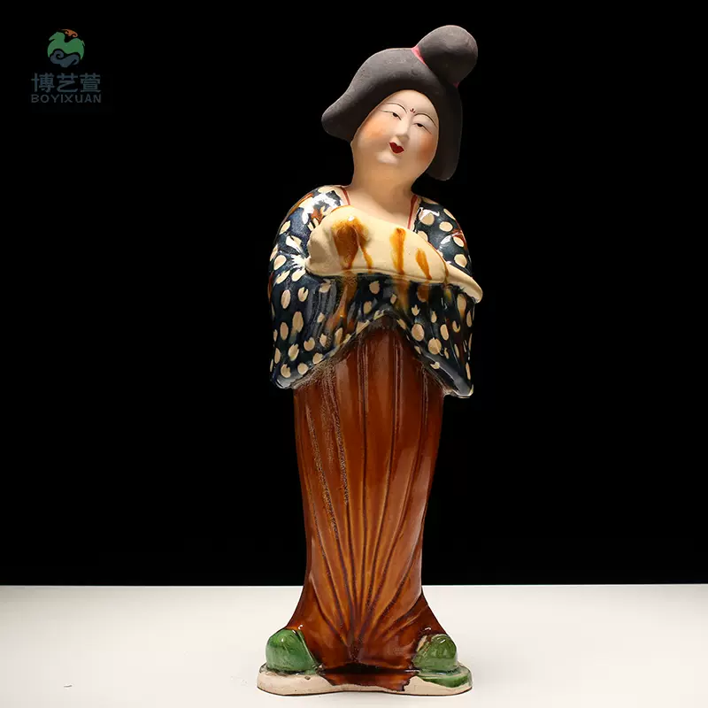 限定価格セール！】 中国 テラコッタ 人物俑 仕女俑 置物 C 5367 彫刻