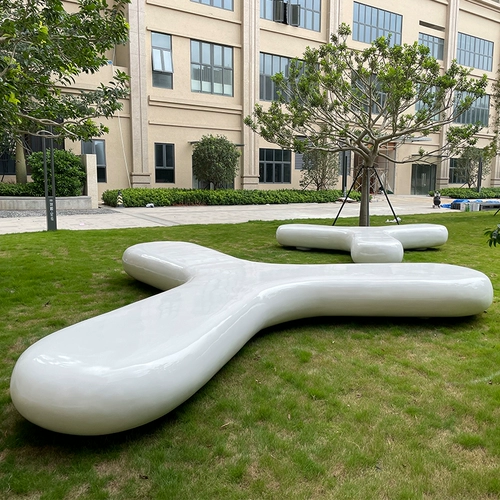 FRP Seats Combertion Mall Casual Caulate Outdoor Park Alien Siter Возвращение дротиков, отдых с разбитым стулом