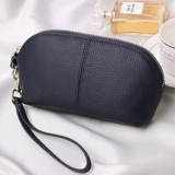 Длинный кошелек, модная вместительная и большая небольшая сумка для матери, мобильный телефон, маленькая сумка клатч, из натуральной кожи, длина макси