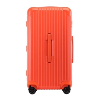 Vitality Orange Faste Texture-Double-Layer-защищенная на молнии на молнии