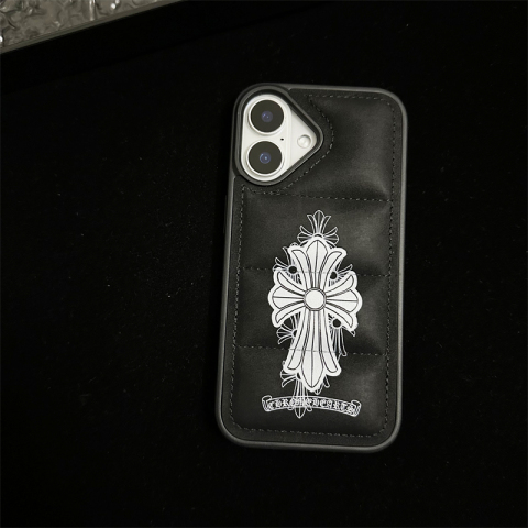 Chrome Hearts Puffy Quilted Cross iPhone Case