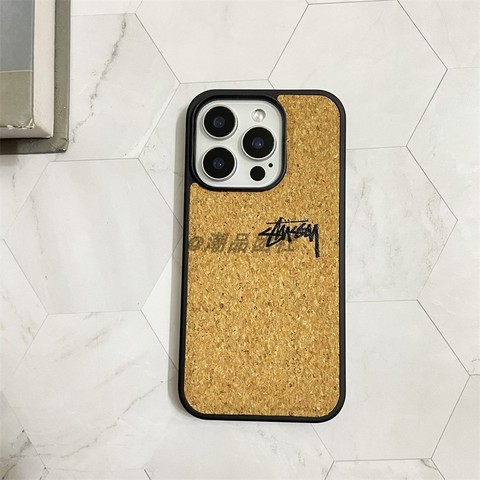 Stussy 8-Ball & Cork Wood iPhone Case