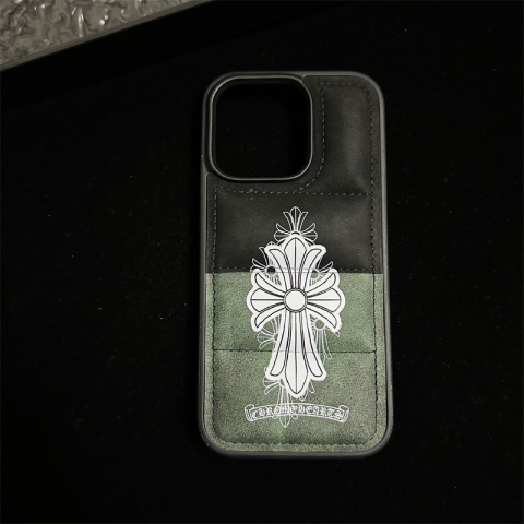 Chrome Hearts Puffy Quilted Cross iPhone Case