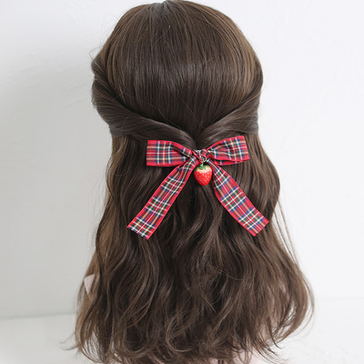 taobao agent Fresh strawberry, Japanese sophisticated hair accessory, hair rope