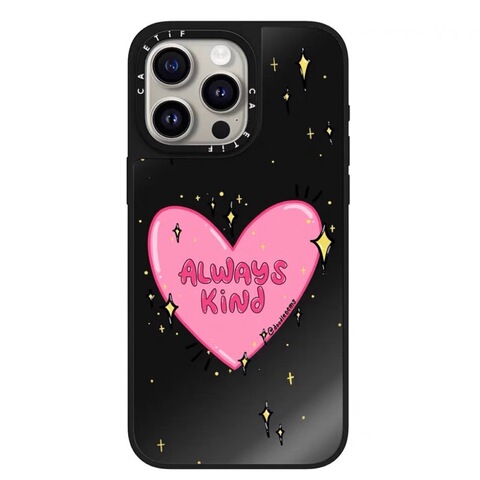 Girls Kind Hearts Illustration Plus/Pro/Max – 16, 15, 14, 13, 12 iPhone Case