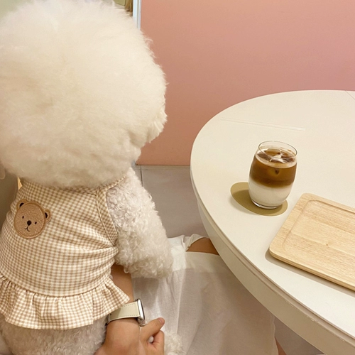 Брендовое летнее платье-комбинация, юбка, тонкая хлопковая летняя одежда, с медвежатами, в британском стиле