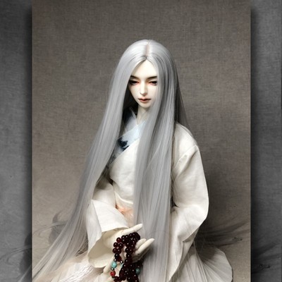 taobao agent Jiuzhi Elk BJD wig 3: 4: 4 points 6 points. Baby gap in ancient style, long hair, long hair embryo high temperature silk spot
