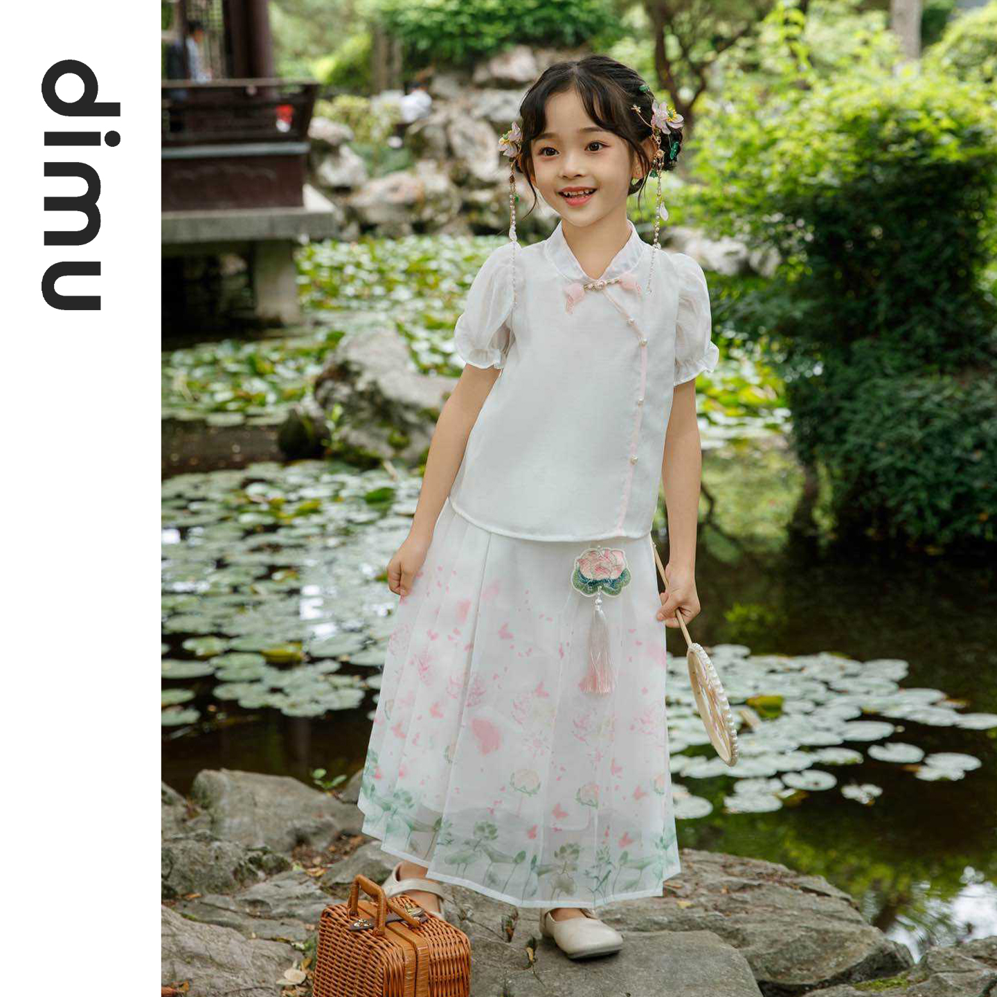 dimu 笛牧 25年夏季新款 女童棉布裙连衣裙合集 49包邮 100~160cm码多款可选