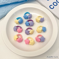 15#Contrast Color Pentagram Hair Toven 10 Sets