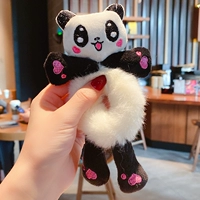 001 Черно -белые круги для волос кошки