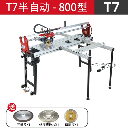 Крупная многофункциональная электрическая настольная режущая машина полная автоматическая плитка плитка плитка разрезание 45 градусов.